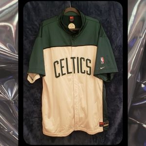 Celtics Basketball Warm-up Top w/pockets.